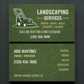 Landscaping Business Card 名刺