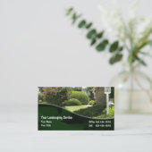 Landscaping Business Cards 名刺 (スタンド正面)