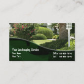 Landscaping Business Cards 名刺 (正面)