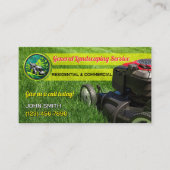 Landscaping Business Cards 名刺 (正面)