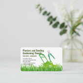 Landscaping Business | Lawn Mower  名刺 (スタンド正面)