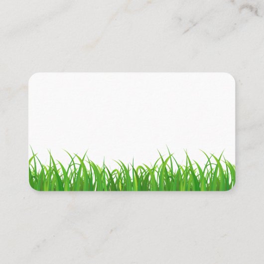 Landscaping Business | Lawn Mower  名刺 (裏面)