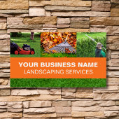 Landscaping Services Business card Lawn care