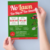 Landscaping Services | Lawn Care & Garden Design チラシ (手)