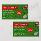 Landscaping Services | Lawn Care & Garden Design 名刺 (正面/裏面)