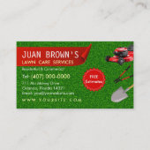 Landscaping Services | Lawn Care & Garden Design 名刺 (正面)