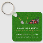 Landscaping Services | Lawn Care Gardening キーホルダー (正面)