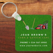 Landscaping Services | Lawn Care Gardening キーホルダー (正面)