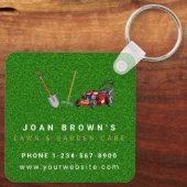 Landscaping Services | Lawn Care Gardening キーホルダー (裏面)
