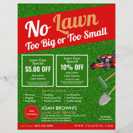 Landscaping Services | Lawn Care Gardening チラシ