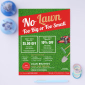 Landscaping Services | Lawn Care Gardening チラシ (シングル)