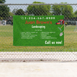 Landscaping Services | Lawn Care Gardening 横断幕