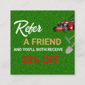 Landscaping Services | Lawn Care Gardening 紹介カード (正面)