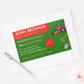 Landscaping Services | Lawn Care Gardening 長方形シール (封筒)