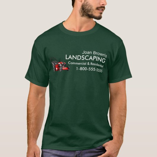 Landscaping Services | Lawn Care Gardening Tシャツ (正面)