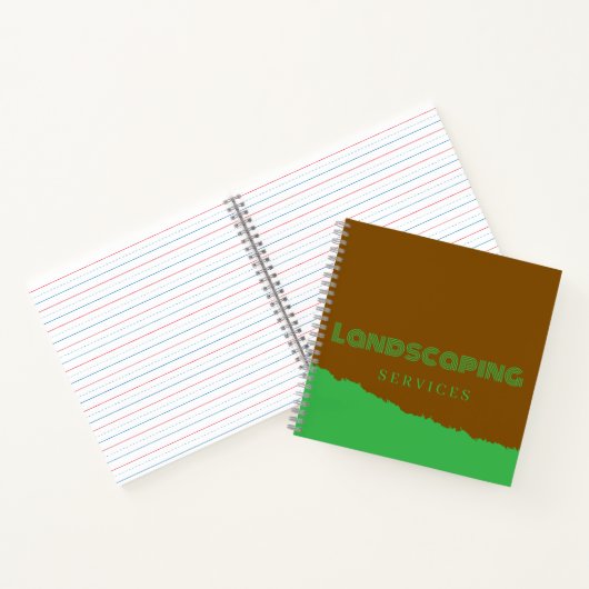Landscaping Services Notebook ノートブック (内部)