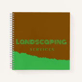Landscaping Services Notebook ノートブック (正面)