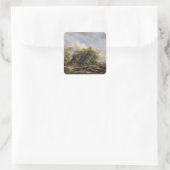 Landschaft bei Gutenstein - Dominik Schufried スクエアシール (バッグ)