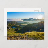 Landschaft der Karpaten Postkarte ポストカード (正面/裏面)