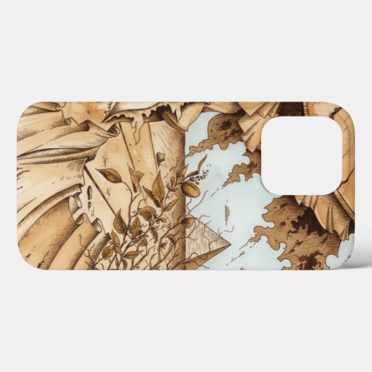Landschaft mit Pyramide Case-Mate iPhoneケース (裏面 (横))