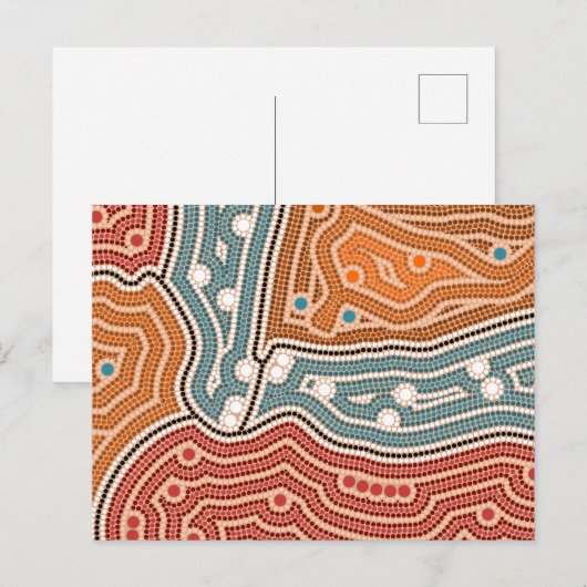 Landschaft vor der Besiedelung ポストカード (正面/裏面)