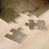 Landseer Newfoundland Dog （白黒の動物） ジグソーパズル (側面)