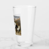 Landseer Newfoundland Dog （白黒の動物） タンブラーグラス (左)