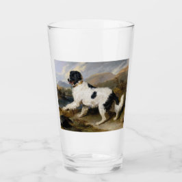 Landseer Newfoundland Dog （白黒の動物） タンブラーグラス