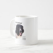 Landseer Newfoundland History; I love Newfies コーヒーマグカップ (正面左)