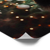 Landseer Newfoundland Holiday Poster ポスター (角)