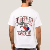 Landsharkのボーリングのワイシャツ Tシャツ (裏面)