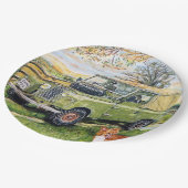 Landyのトラックのパーティーのプレート ペーパープレート (アングル)