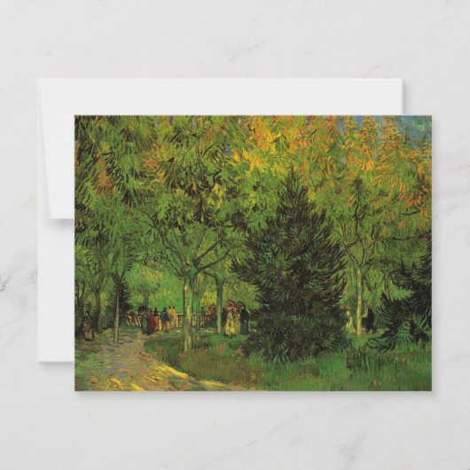 Lane in Public Garden, Arles by Vincent van ゴッホ (正面)