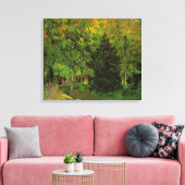 Lane in Public Garden, Arles by Vincent van ゴッホ キャンバスプリント (インサイチュ (リビング))