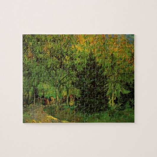 Lane in Public Garden, Arles by Vincent van ゴッホ ジグソーパズル (横)