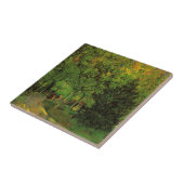 Lane in Public Garden, Arles by Vincent van ゴッホ タイル (側面)