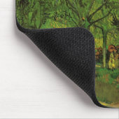 Lane in Public Garden, Arles by Vincent van ゴッホ マウスパッド (コーナー)