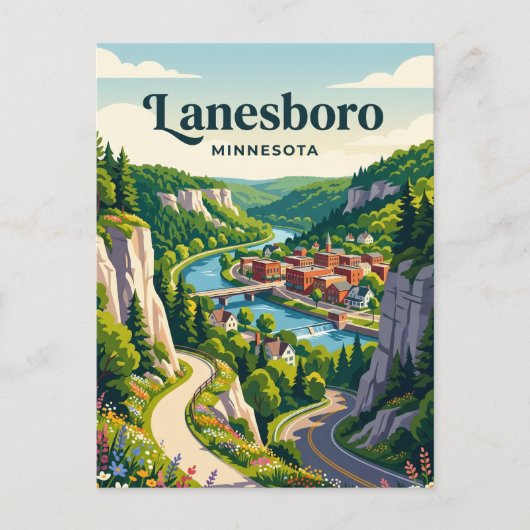 Lanesboro USA ポストカード (正面)