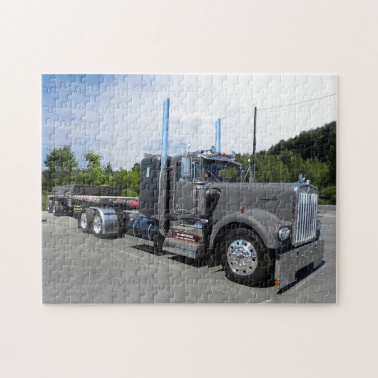 LangのKenworth W900Aのパズル#2 ジグソーパズル (横)