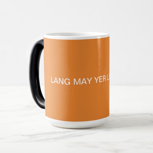 LANGはYER LUMの蒸気よろしいです! モーフィングマグカップ (正面左)