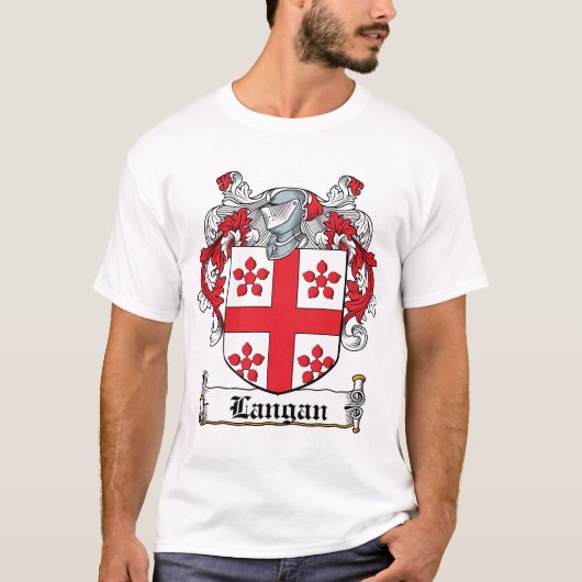 Langanの家紋 Tシャツ (正面)