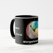 Langastalamminta tutorial mug マグカップ (正面左)