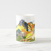 Langdaleの穂先 ボーンチャイナマグカップ (正面)