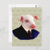 Langdon -ブタ氏: ポストカード (正面/裏面)