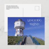 Langeoog Island Water Tower, East Frisia，ドイツ ポストカード (正面/裏面)