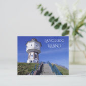 Langeoog Island Water Tower, East Frisia，ドイツ ポストカード (スタンド正面)