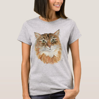 Långhårig katt tシャツ