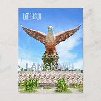 Langkawi Eagle彫刻マレーシア旅行カード ポストカード