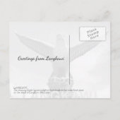 Langkawi Eagle彫刻マレーシア旅行カード ポストカード (裏面)