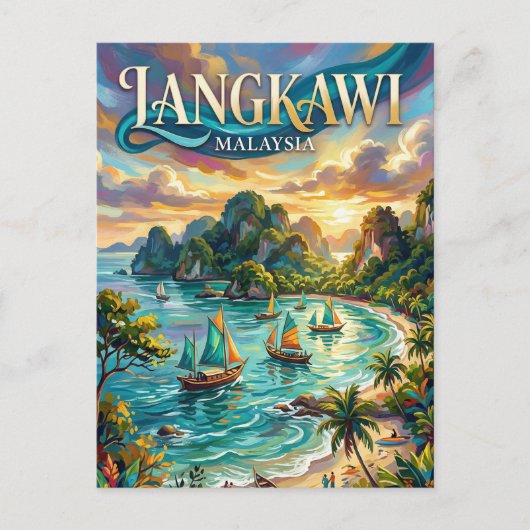 Langkawi Malaysia ポストカード (正面)